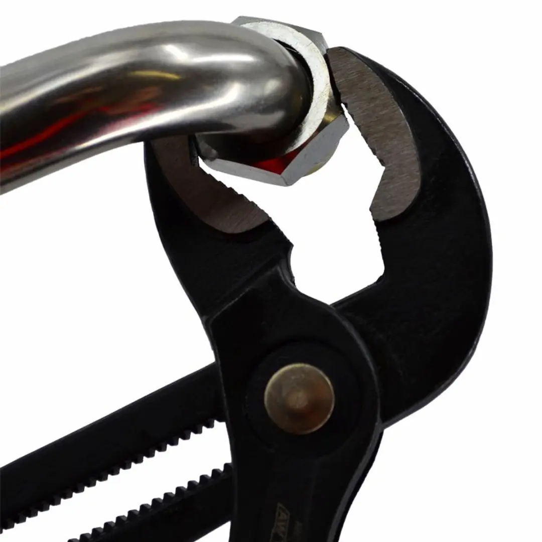 AWTOOLS AW31368 Zelfklemmende Steltang 400mm - Rood/Zwart