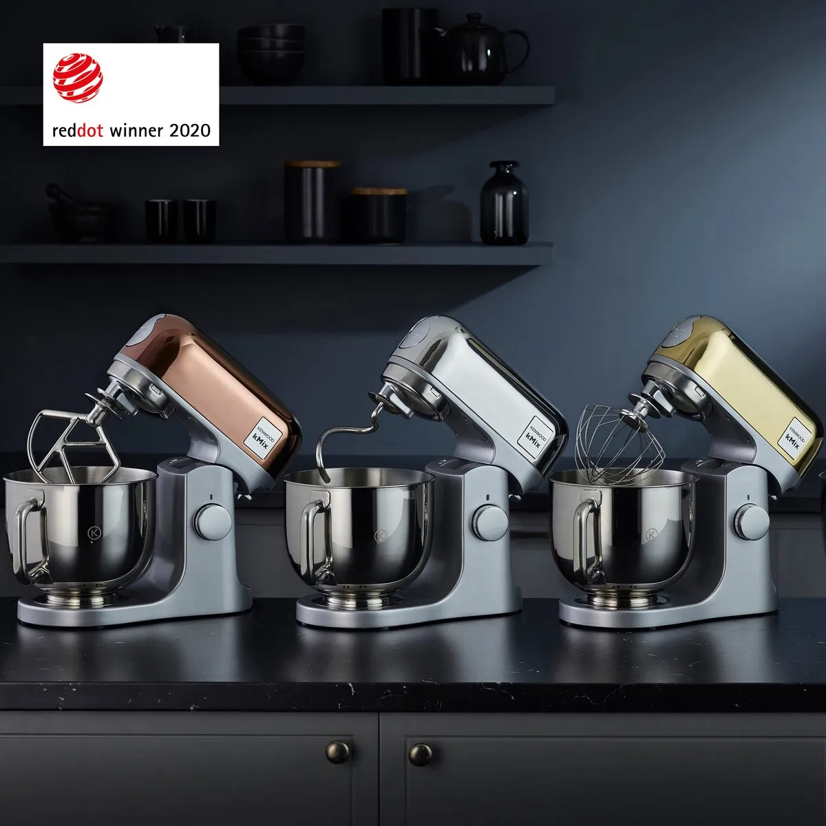 Kenwood kMix KMX760BC Keukenmachine 1000W - Zwart/Zilver - afbeelding 6 van 6
