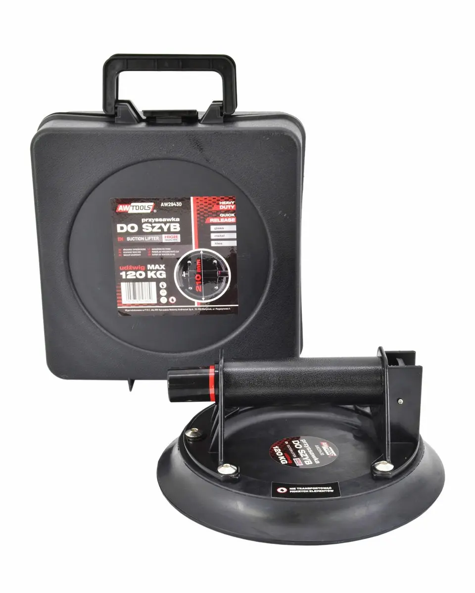 Awtools - Gereedschapscombiset - 120 kg - Gladde Oppervlakken - 1 Zuignap