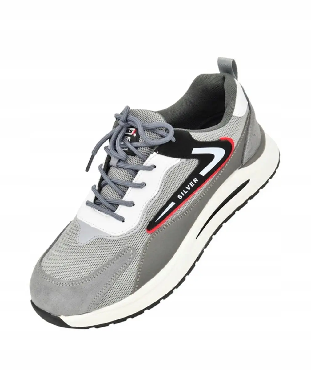 AWTOOLS Silver Werkschoenen SBP - Kevlar Inlegzool - Stalen Neus - 42