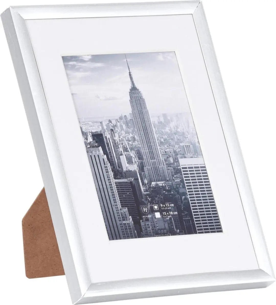 Henzo Manhattan Fotolijst 13x18cm - Zilver - afbeelding 2 van 5