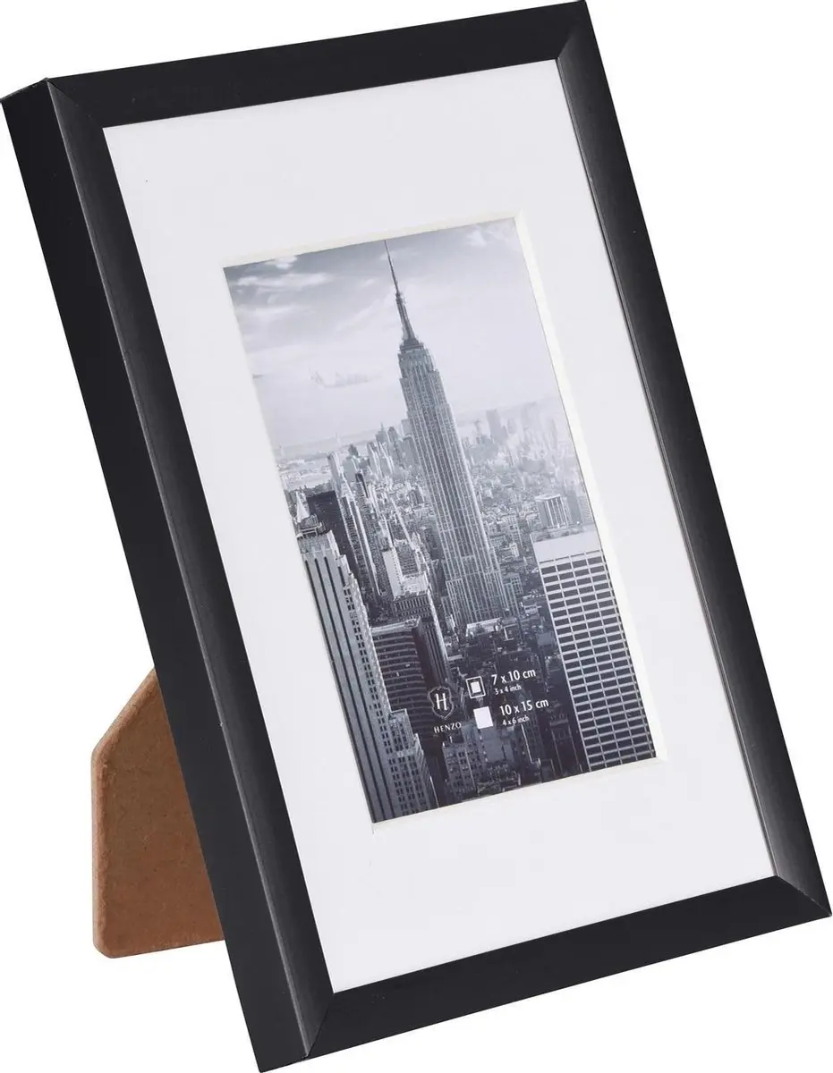 Henzo Manhattan Fotolijst 10x15cm - Zwart - afbeelding 2 van 6