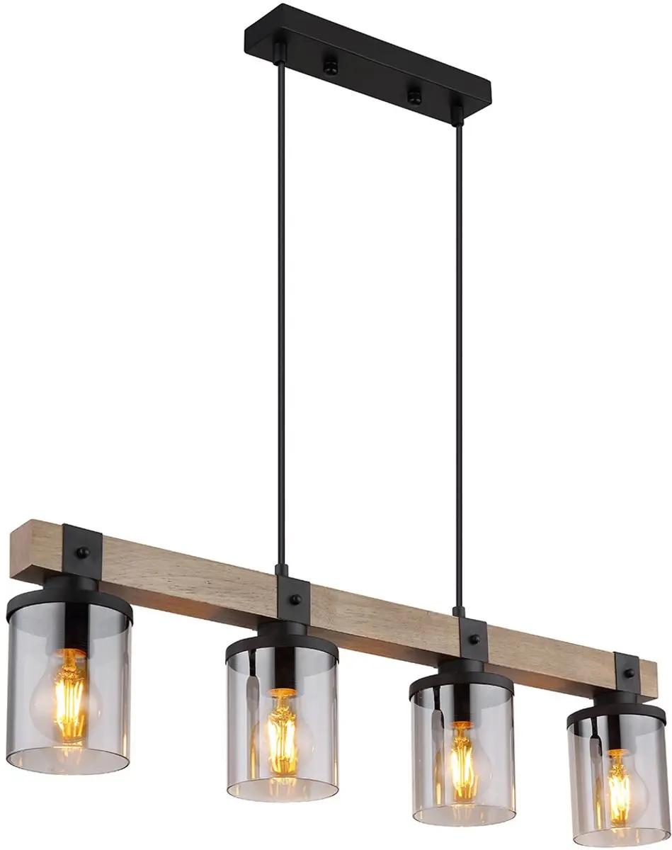 Globo Hanglamp Lila Naturel