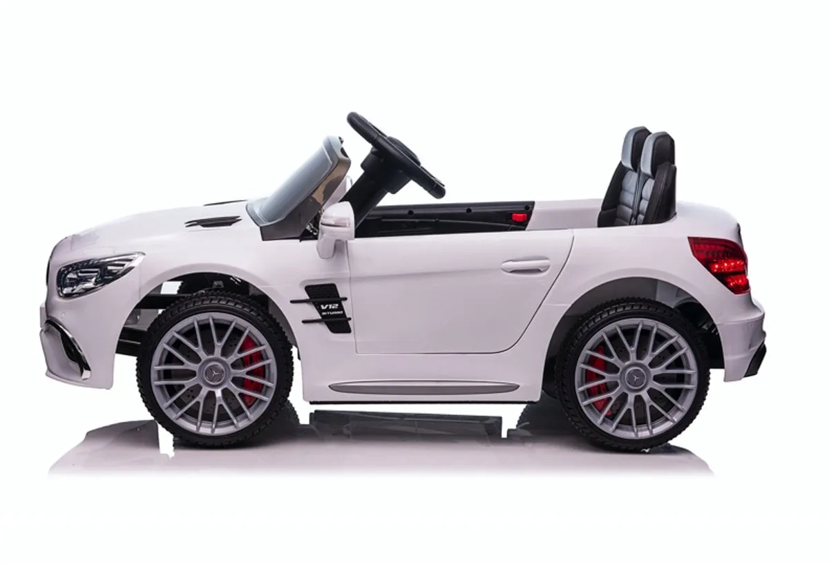 Mercedes SL65 AMG 12V Kinderauto - Wit