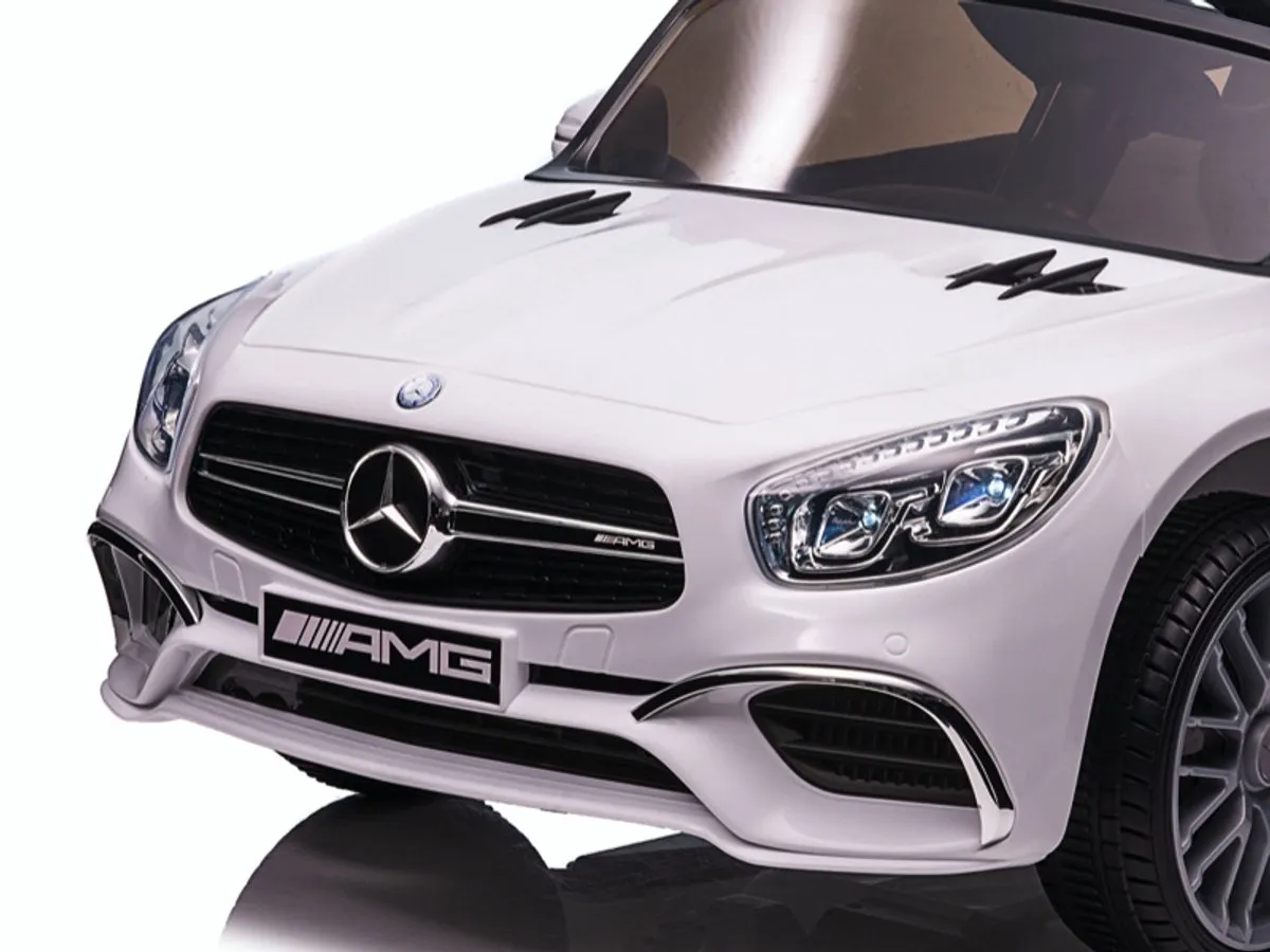 Mercedes SL65 AMG 12V Kinderauto - Wit