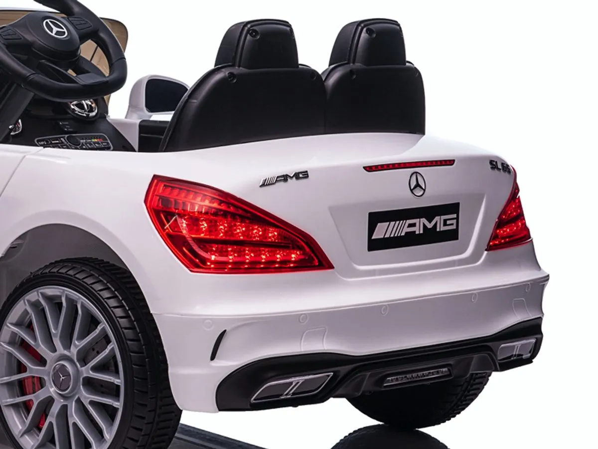 Mercedes SL65 AMG 12V Kinderauto - Wit