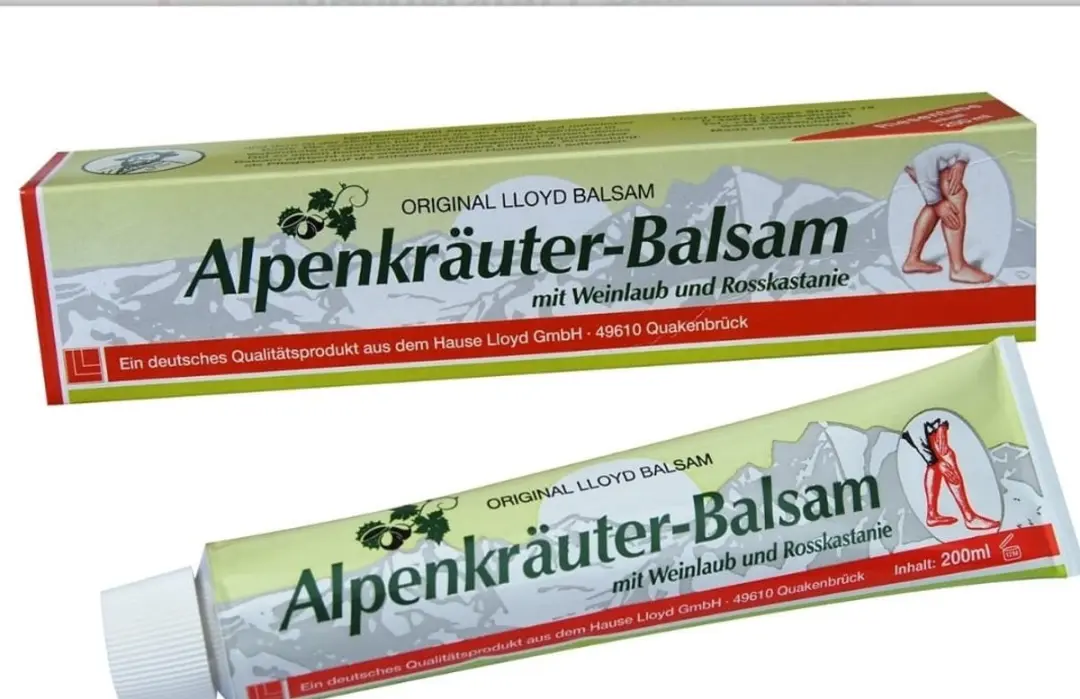 Alpenkrauter Balsem met wijnblad en paardenkastanje
