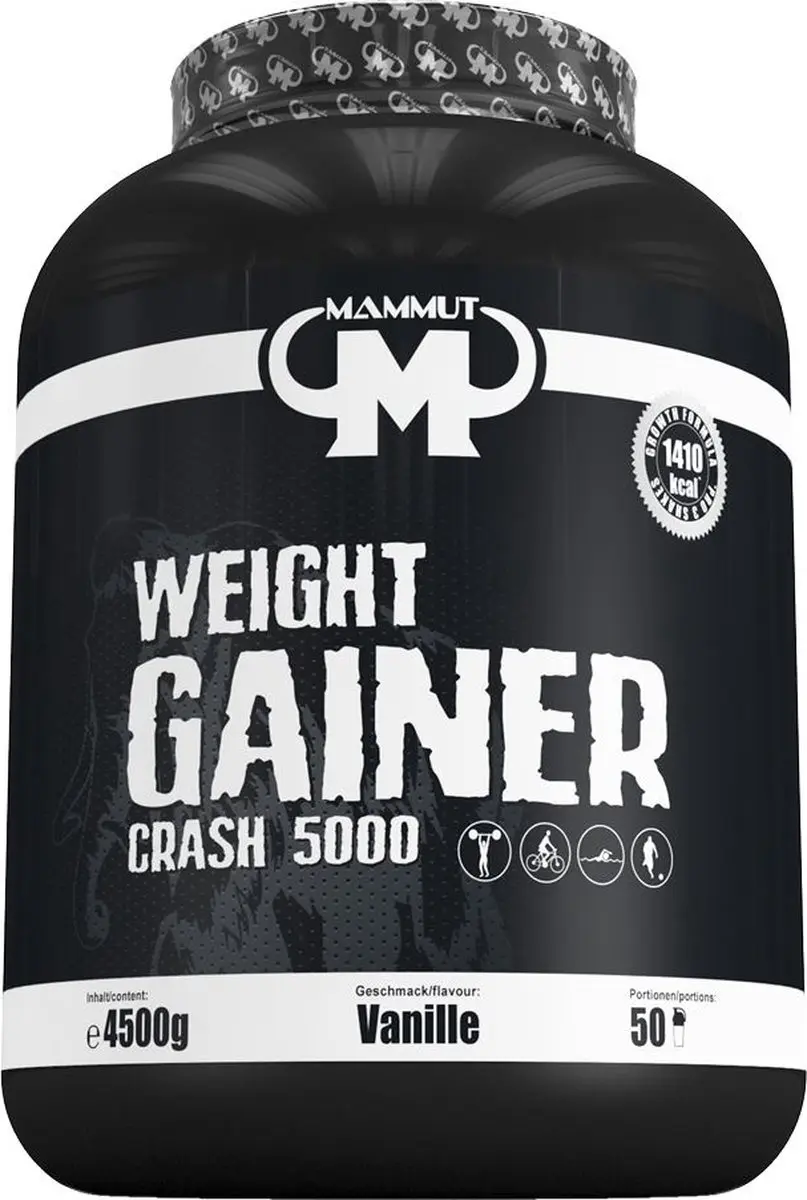 Mammut Weight Gainer Crash 5000 (4500g) Vanilla
