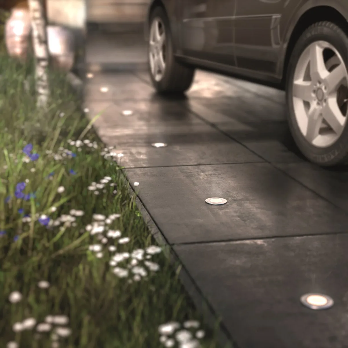 Philips LED Moss Inbouwspot 3W - Ø10.3cm - Zilver