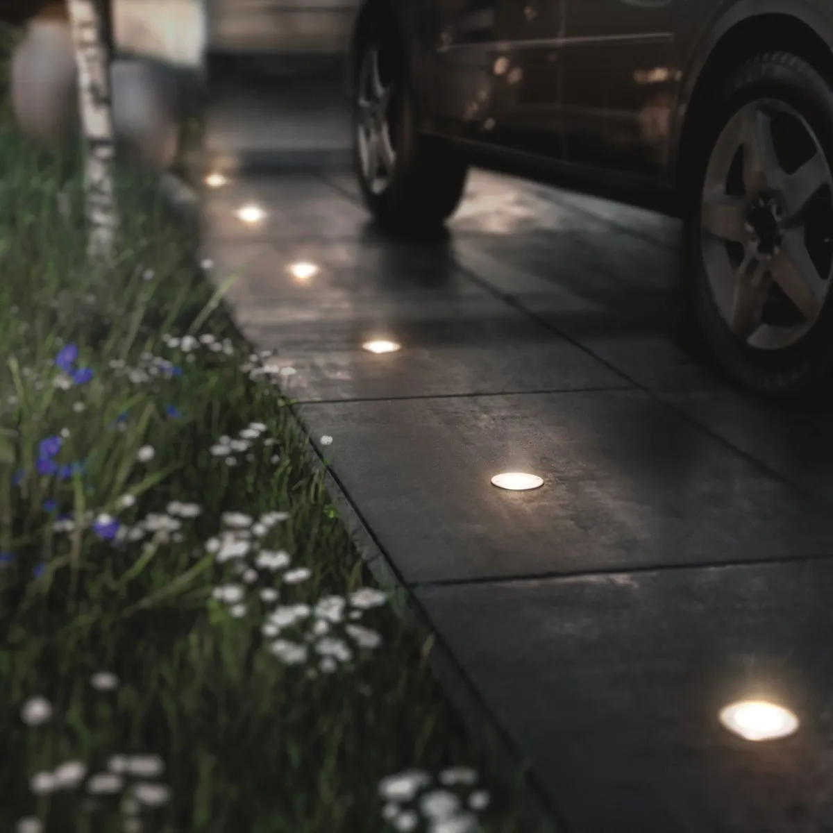 Philips LED Moss Inbouwspot 3W - Ø10.3cm - Zilver - afbeelding 6 van 6