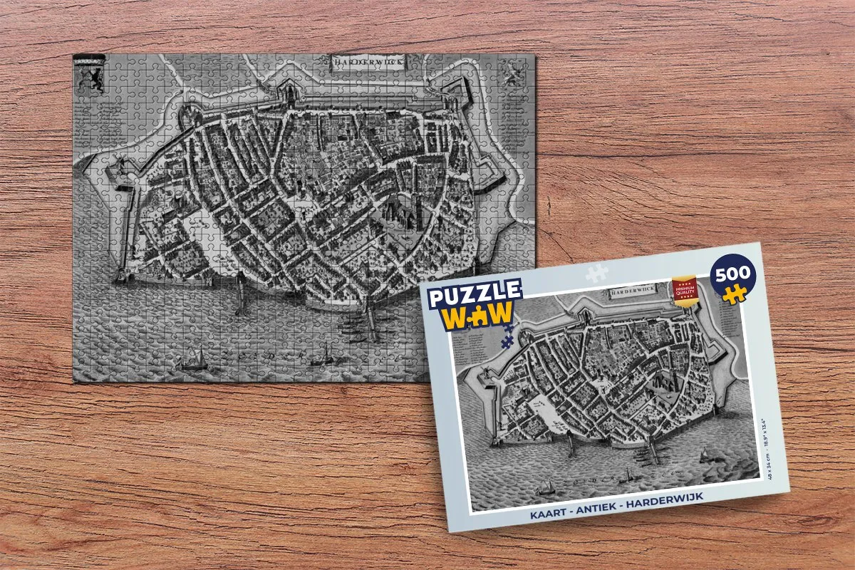 PuzzleWow Antiek Legpuzzel 500 Stuks - Multicolor