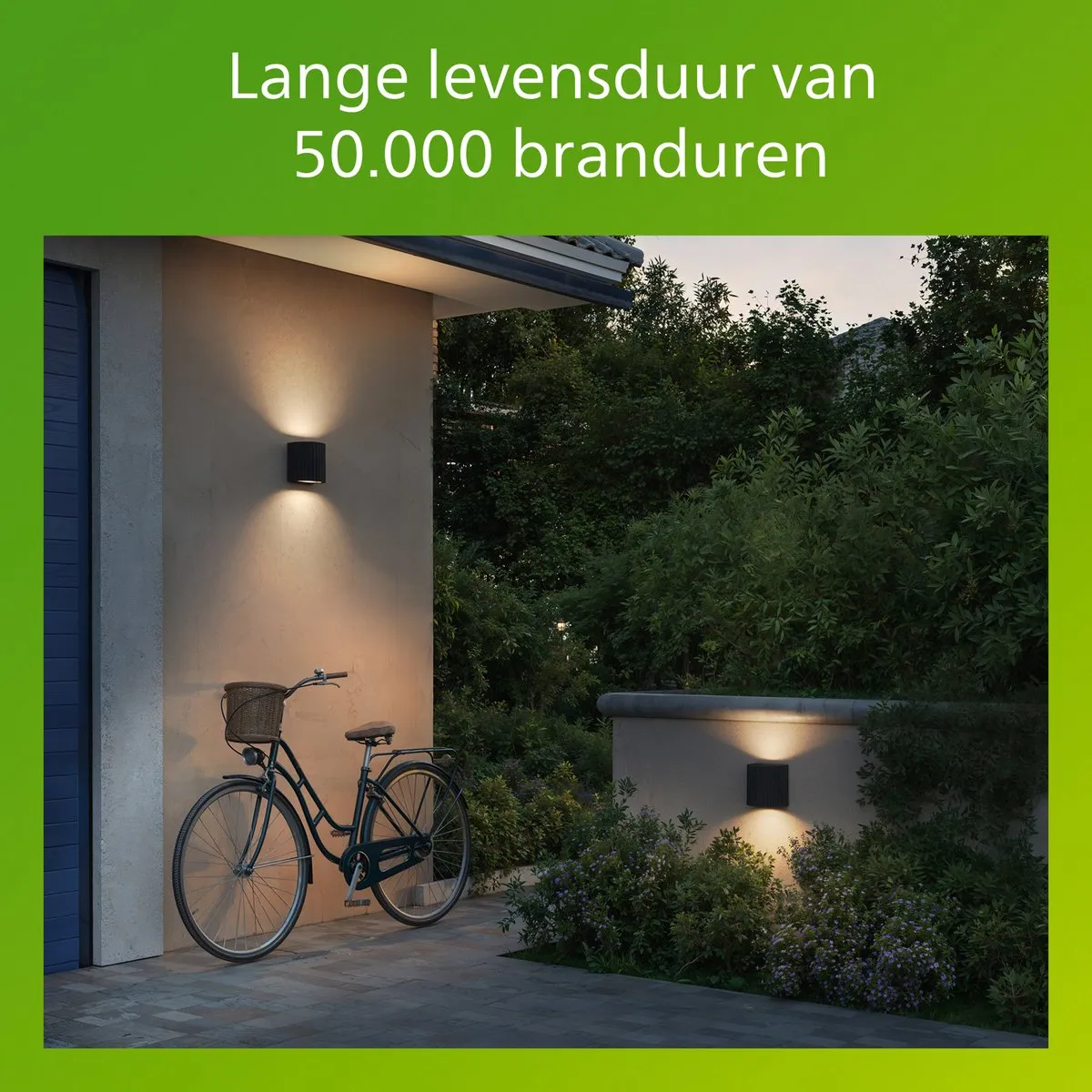 Philips Zyra Wandlamp Antraciet - 4.3W Warmwit