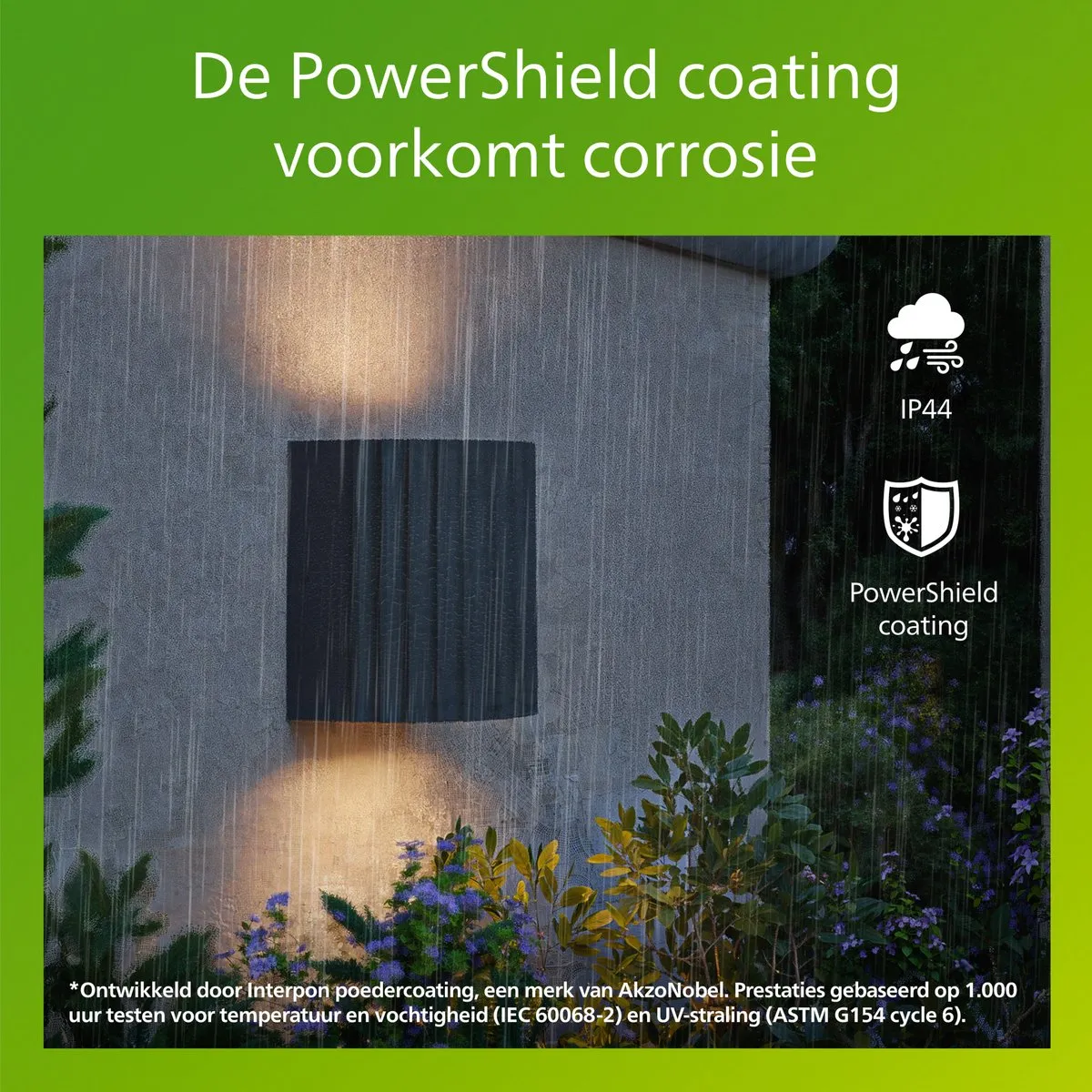 Philips Zyra Wandlamp Antraciet - 4.3W Warmwit