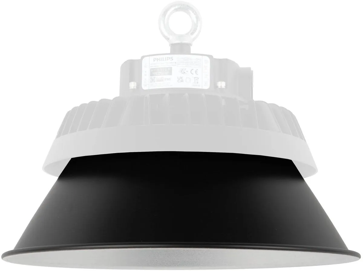 LEDVION LED High Bay 150W Reflector 90° - Zwart - afbeelding 3 van 3