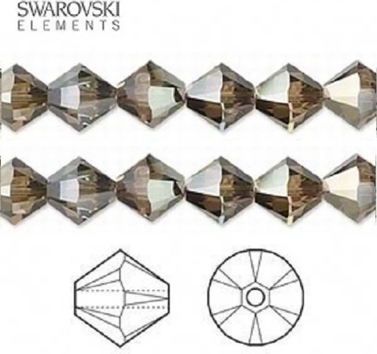 Swarovski Elements Xilion Bicone 8mm