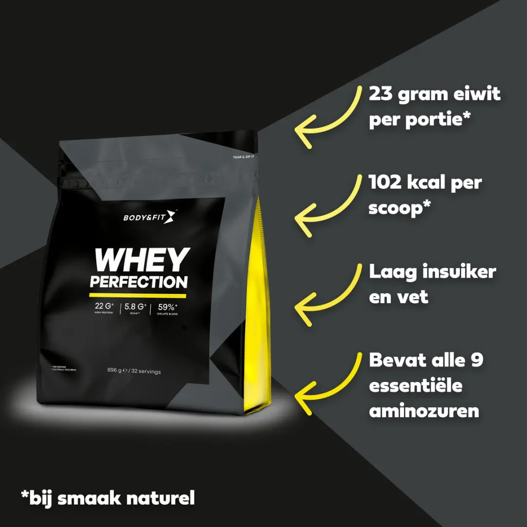 Body & Fit Whey Perfection Chocolade 476g - 17 Shakes