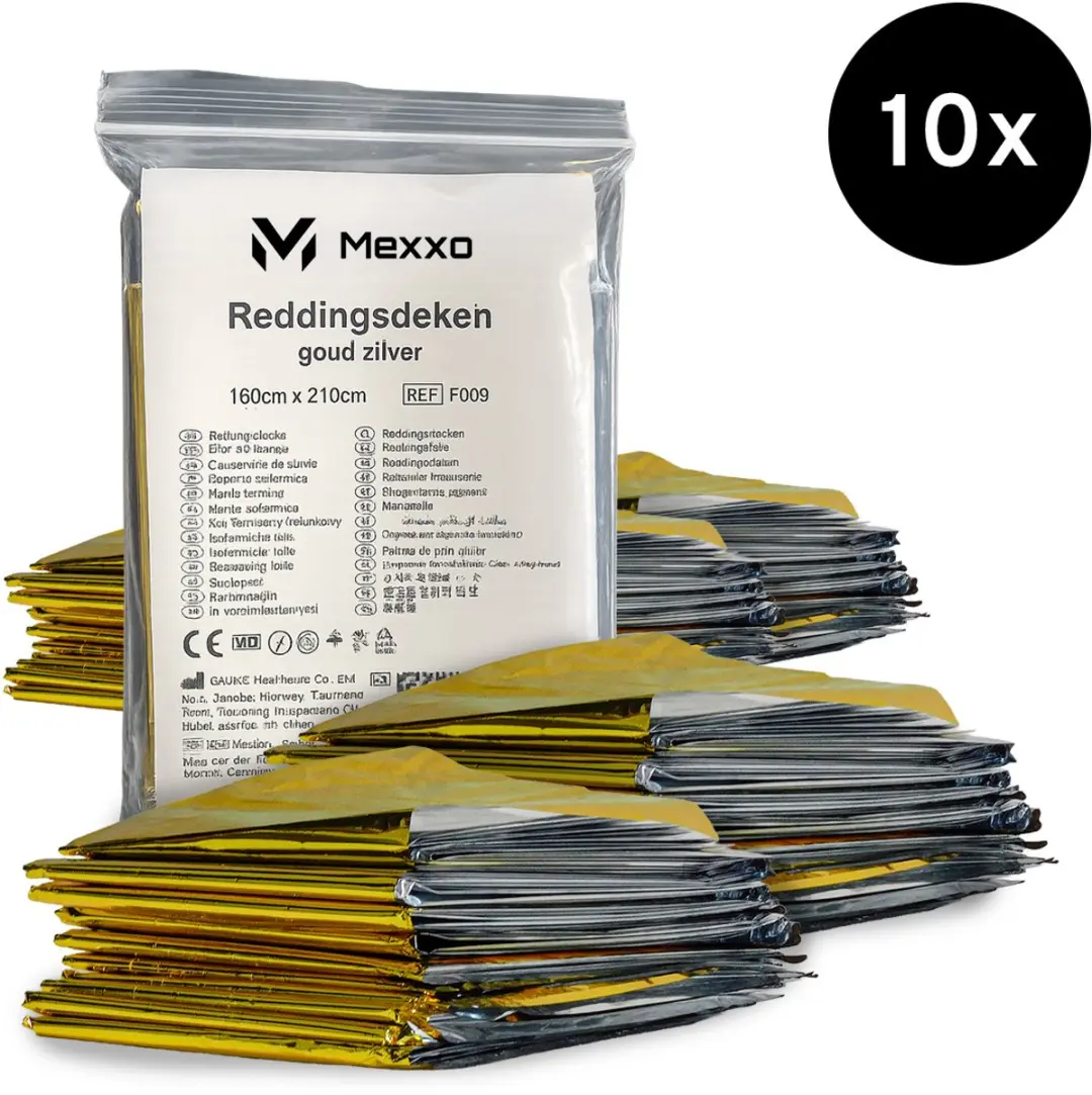 Mexxo EHBO reddingsdeken 10 stuks