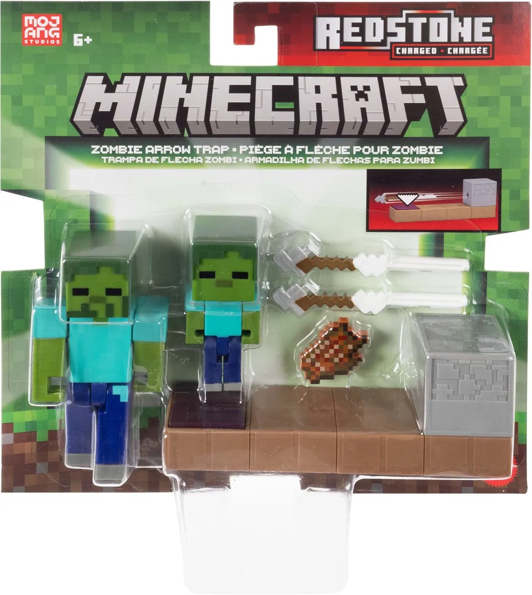 Minecraft Miniature Toy JKK03 - 8cm Meerkleurig