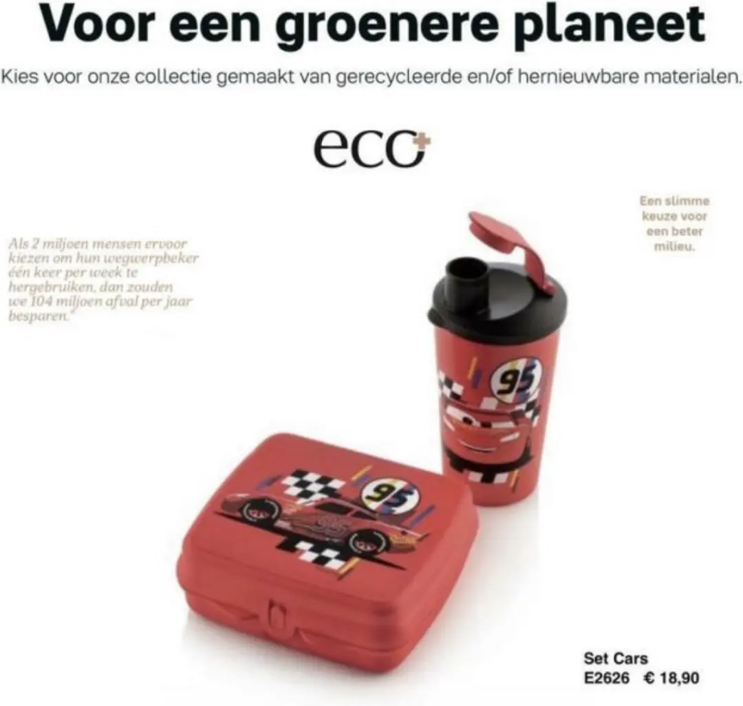 Tupperware Cars set
