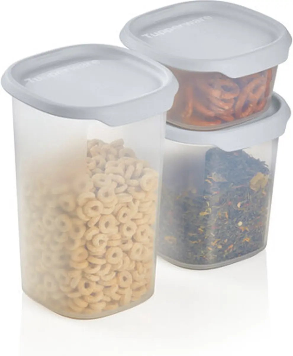 Tupperware set one touch fresh vierkant