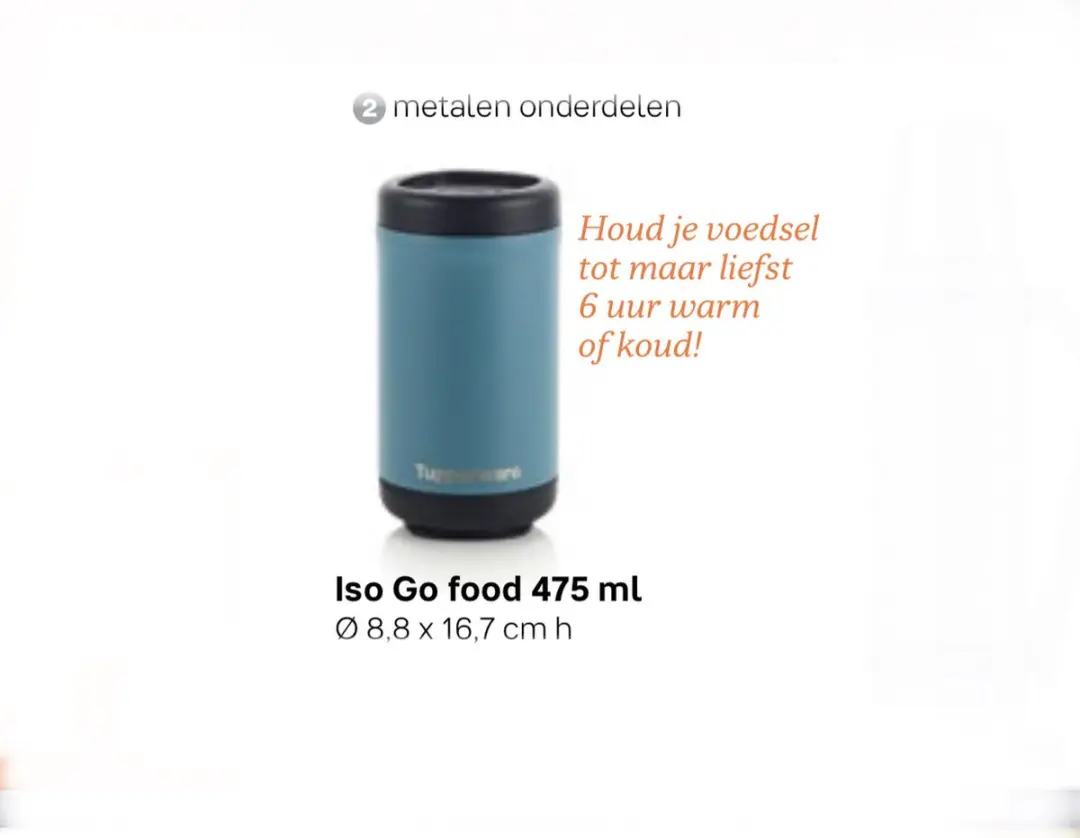 Tupperware Iso Go Food 475ml