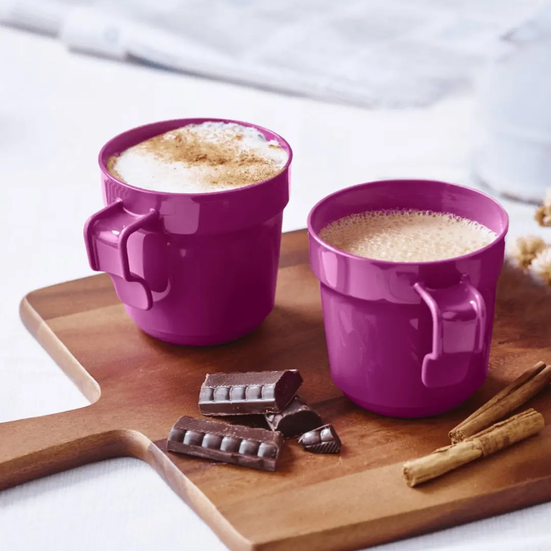 Tupperware Aloha Mok set van 2