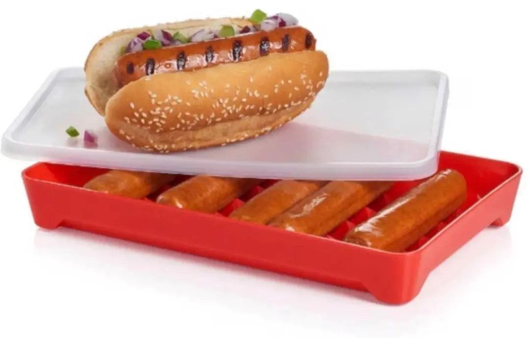 Tupperware hotdog bewaardoos