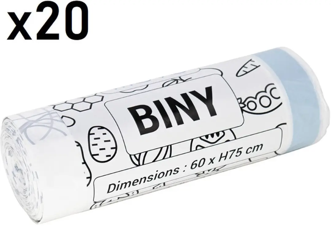 20 vuilniszakken 50L BINY