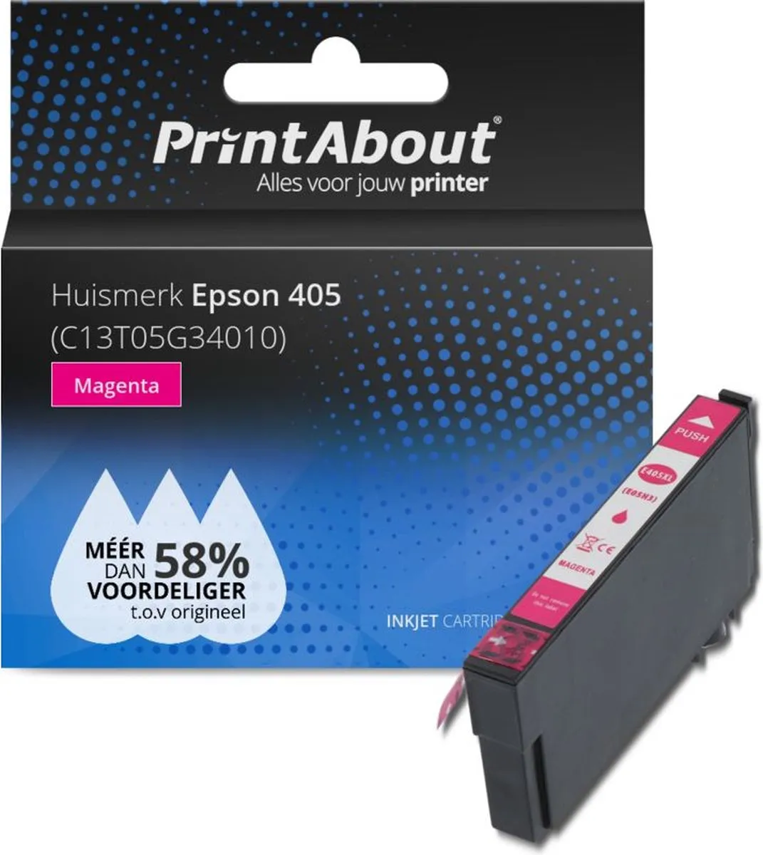 PrintAbout Epson 405 Inktcartridge Magenta C13T05G34010