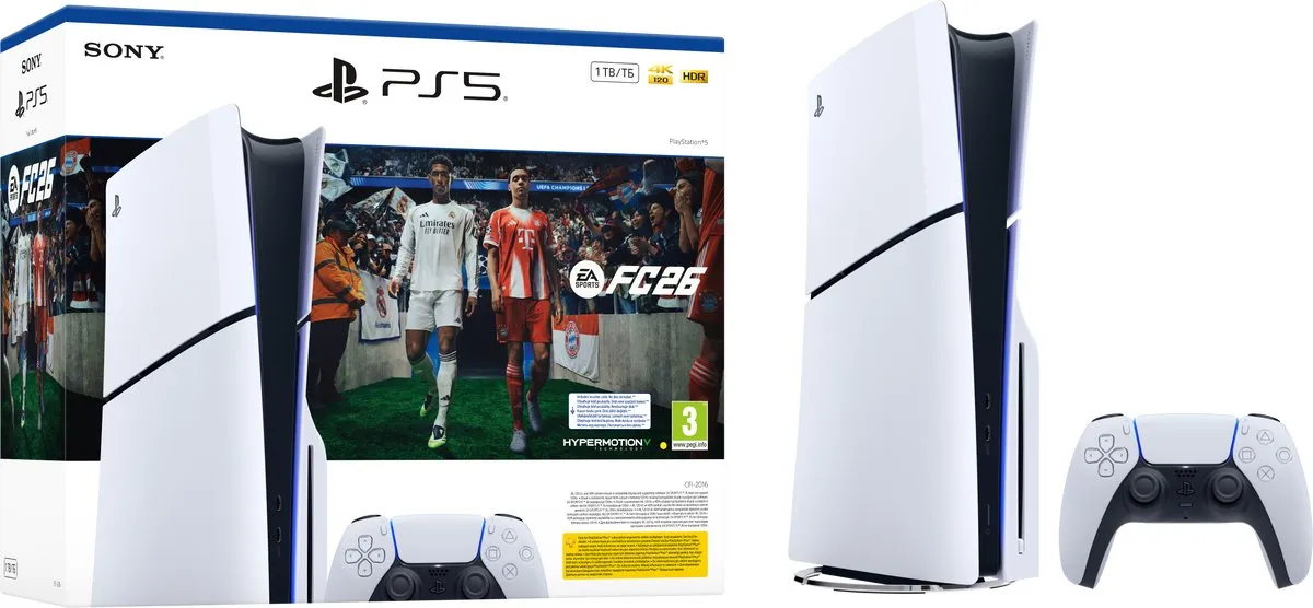 Sony PlayStation 5 Disc Edition 1TB - EA SPORTS FC 26 Bundel - afbeelding 2 van 6