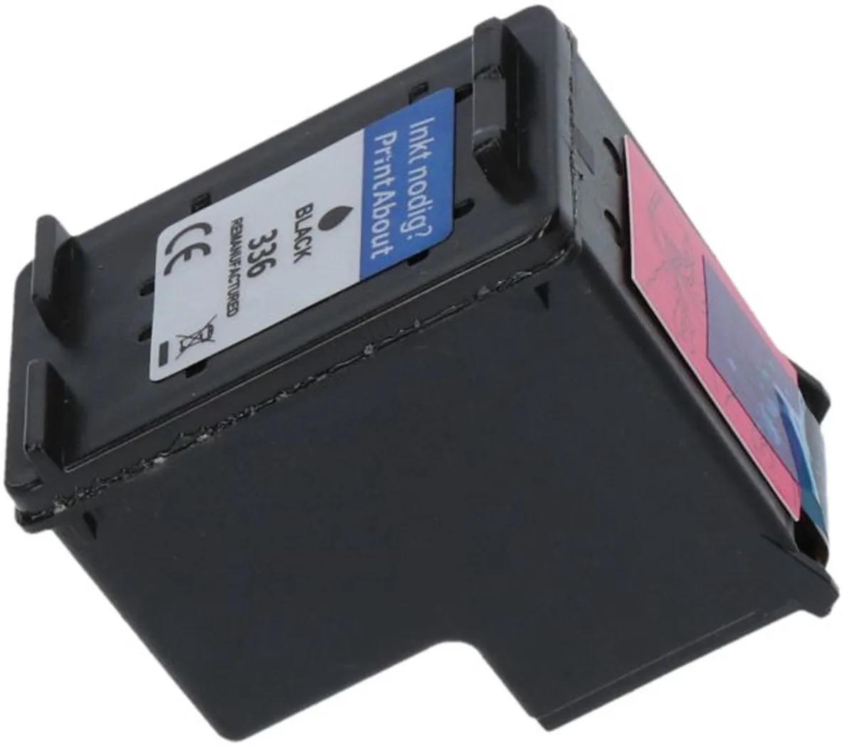 PrintAbout Inktcartridge C9362EE Zwart - 12ml - o.a. HP Photosmart