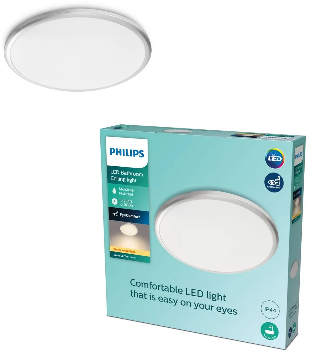 Philips LED Spray Badkamerplafonnière 12W