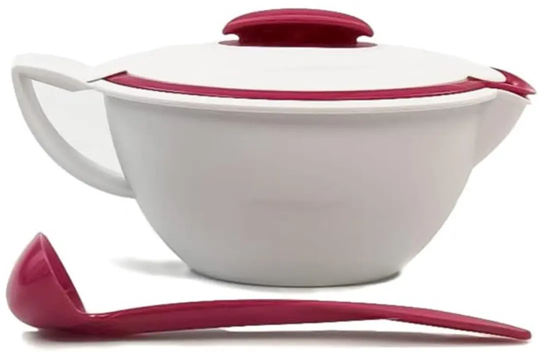 Tupperware Iso Duo Sauskom met lepel 400 ml