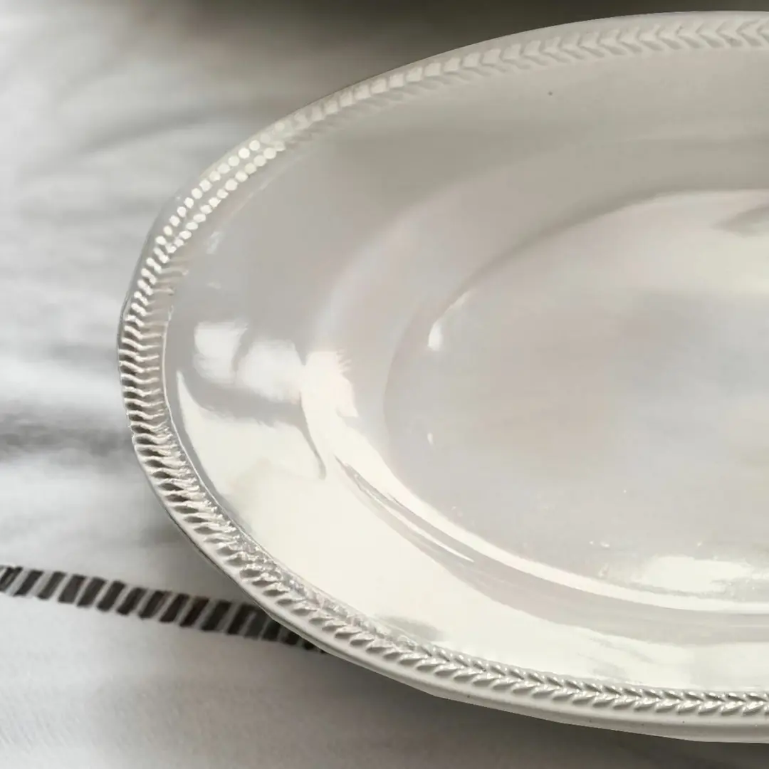 Loberon Norrvik Servies 30-delig - Ecru