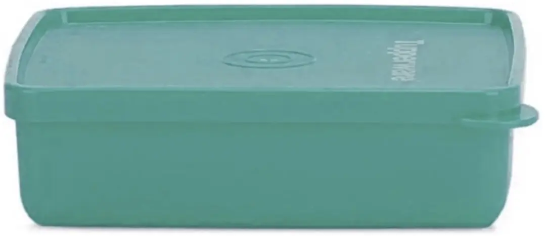 Tupperware KLEINE Broodtrommel Vierkant Groen