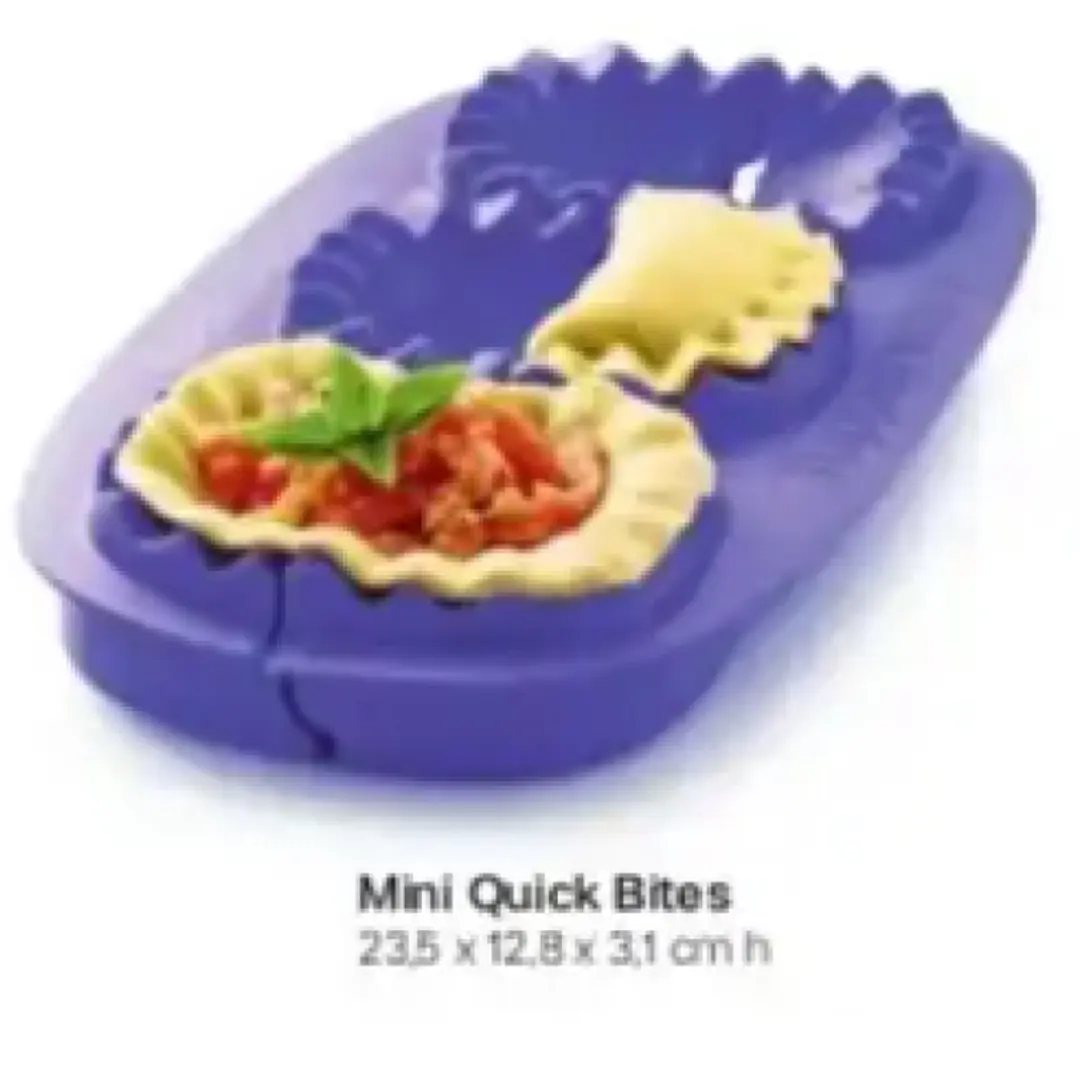 Tupperware pasteitjes maker, 3 in 1, quickbite