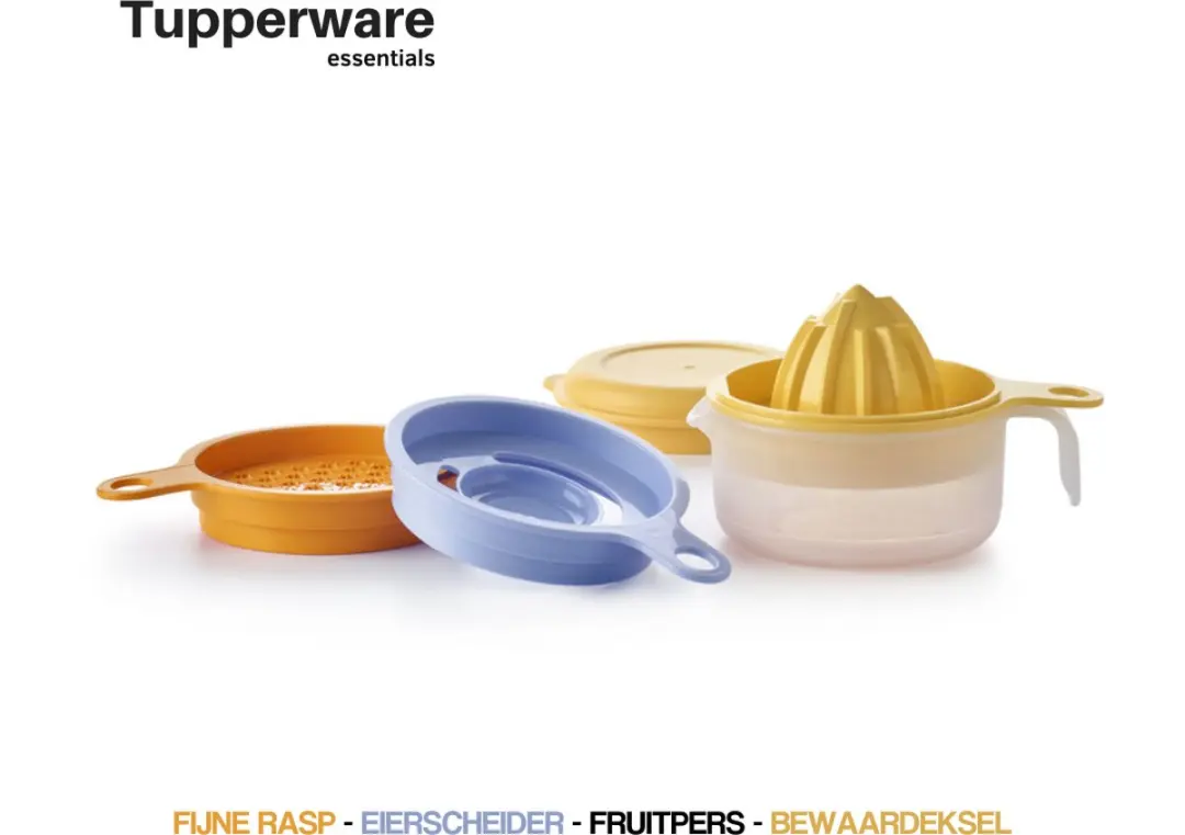 Tupperware Essentials Prep Master 5-in-1 Keukenhulp Set