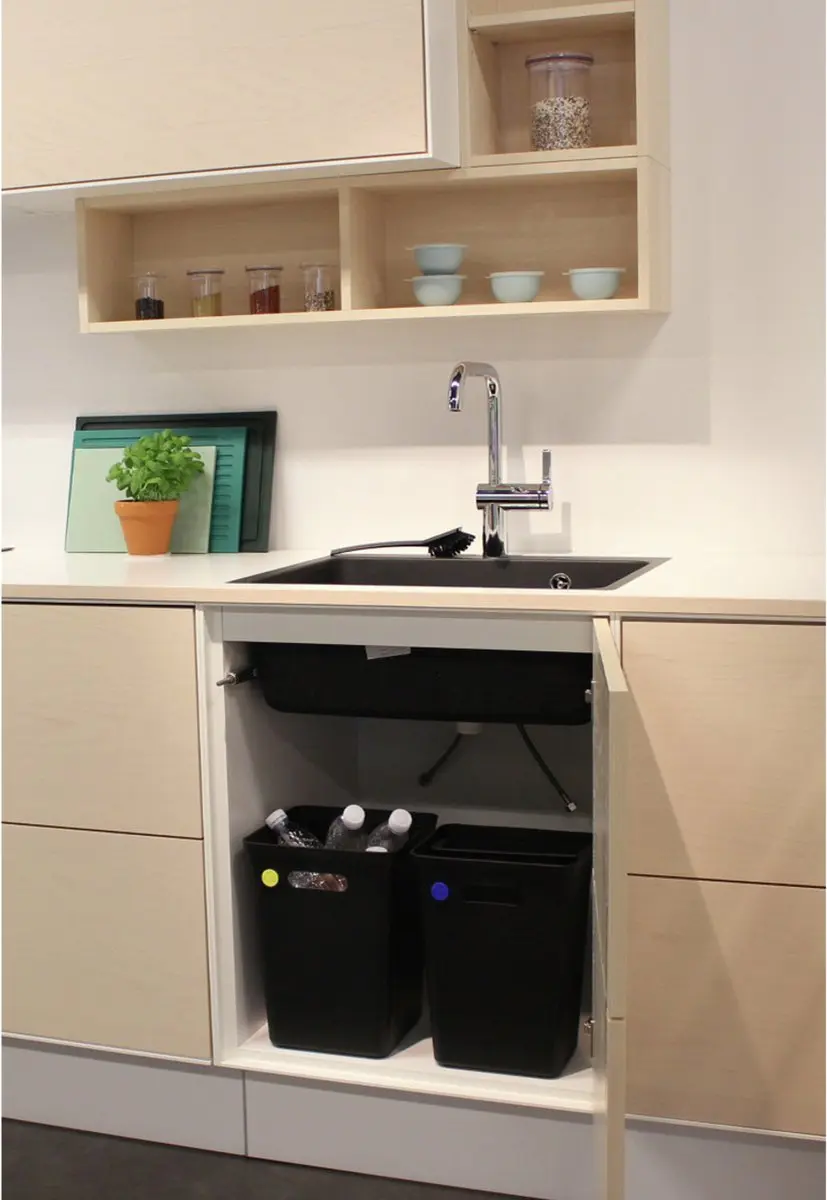 Plast Team Prullenbak 15L - Zwart