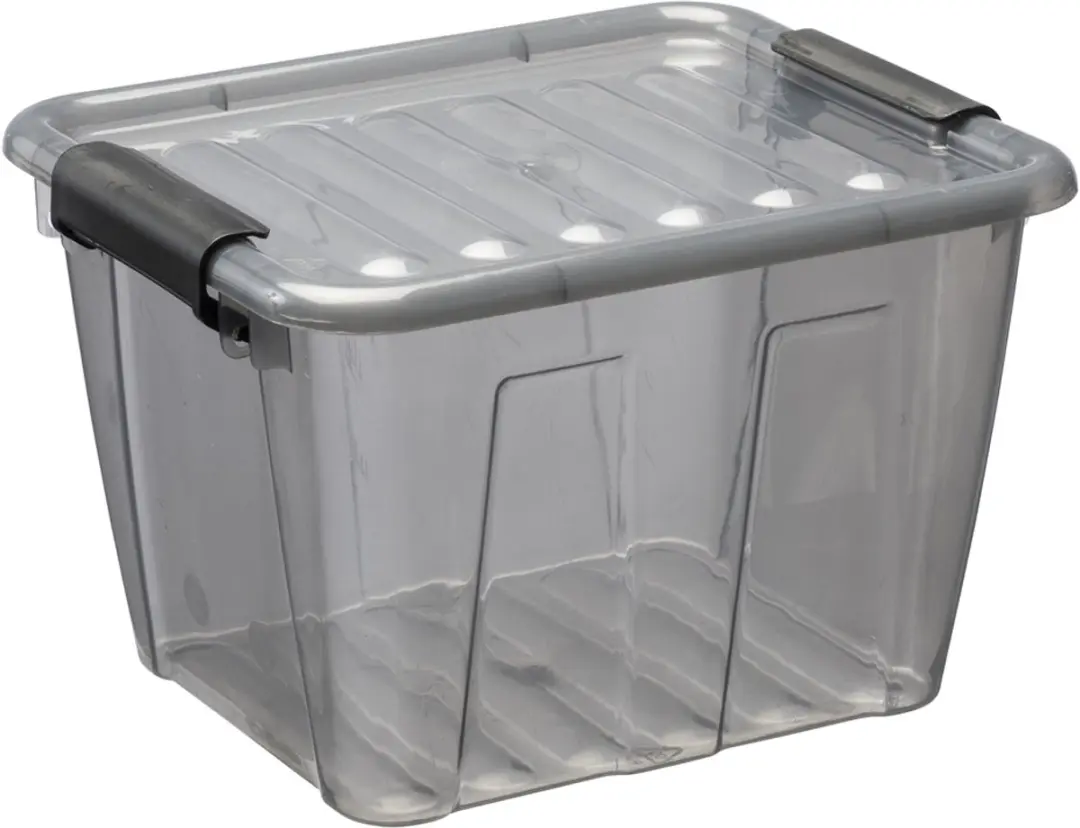 Opbergdoos HOME BOX, 3,0 liter, grijs