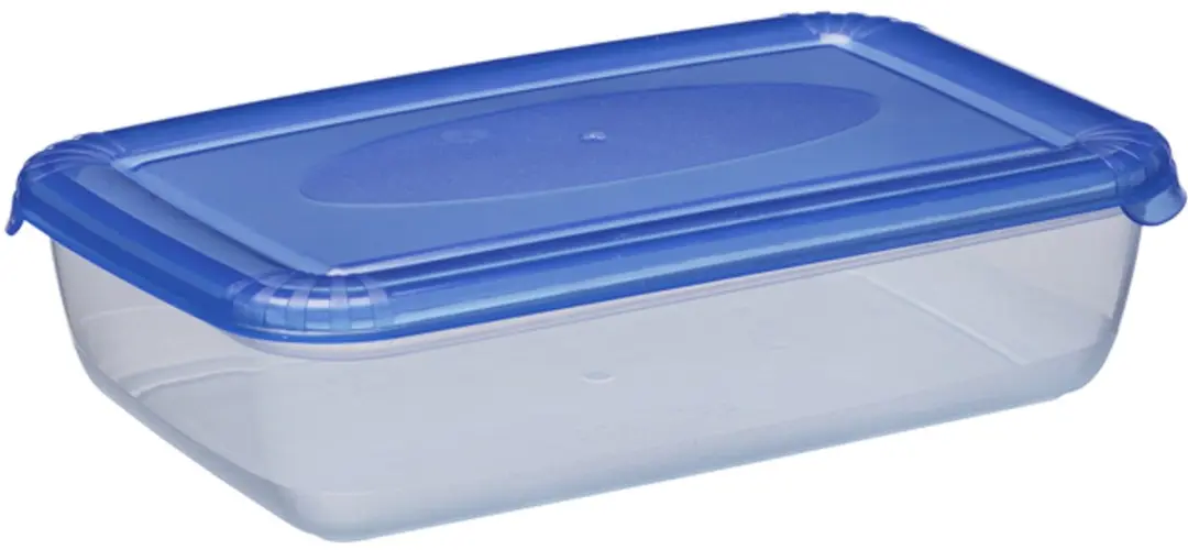 Kunststof vriesbox polar, 3 liter, grijs, rechthoekig