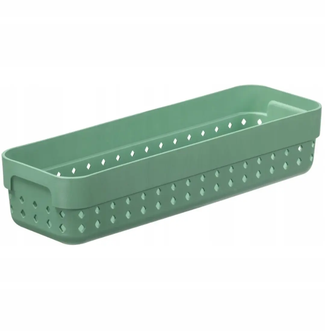 Plast Team Seoul Opbergmand Groen 23.8x7.8x5cm