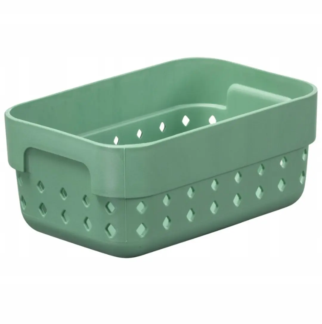 Plast Team Seoul Opbergmand Groen 11,8x7,8x5cm