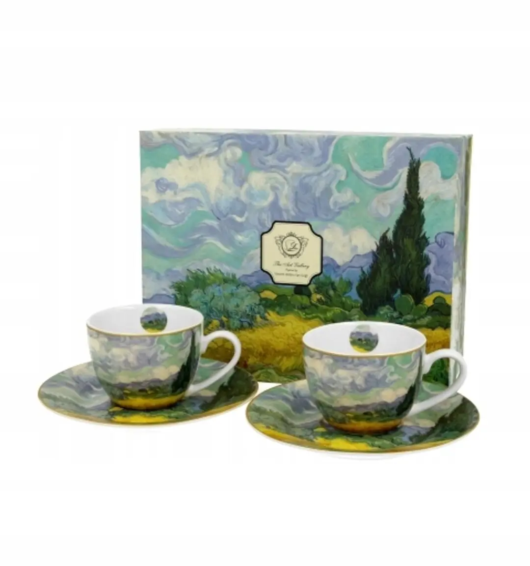2 Espresso Kopjes & Schotels