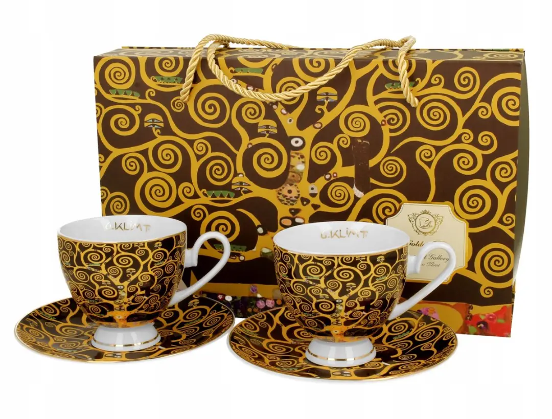 Set van 2 Kopjes met Schotels