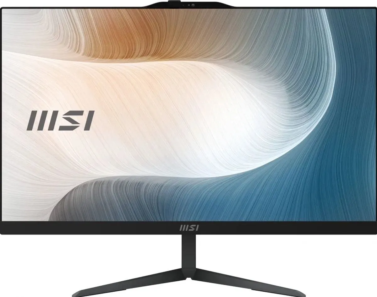 MSI Modern AM242 1M-1221EU Alles-in-één PC - 23,8" Full HD - 8GB/256GB - Zwart
