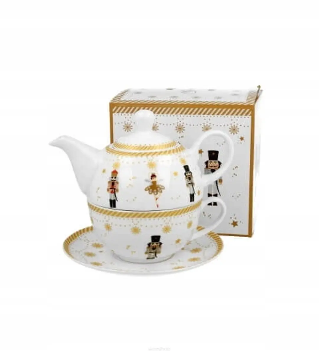 Theeservies 'Tea for One' Kerstballerina
