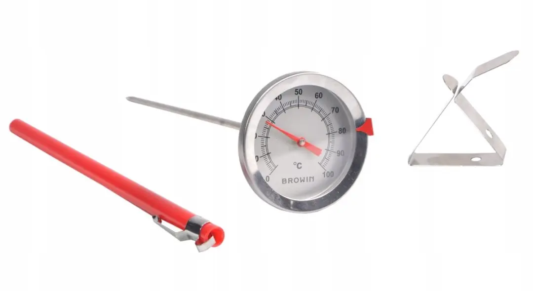 Keukenthermometer 0-100°C met clip voor bakken en koken