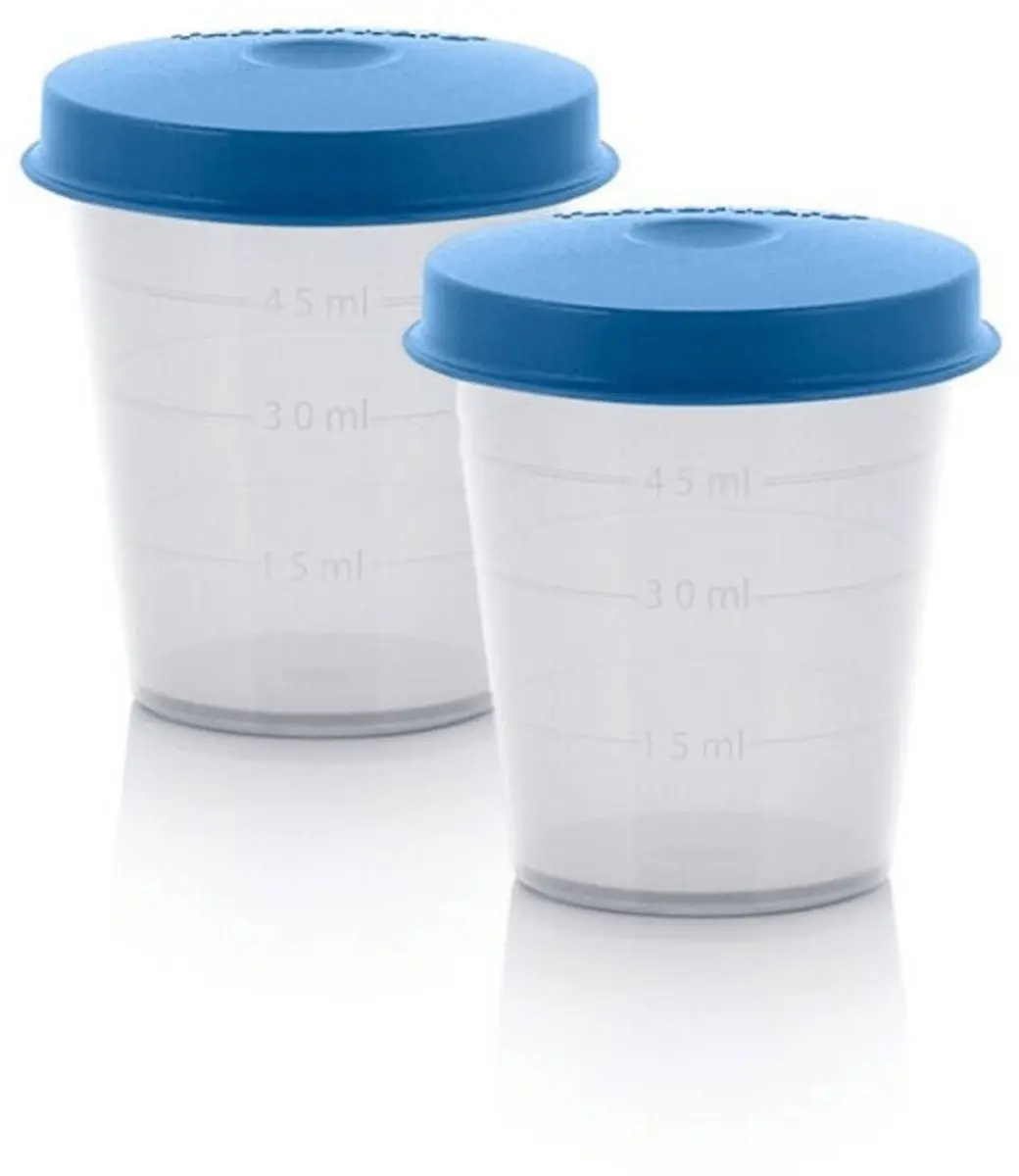 Tupperware 2 Minibekers — 60 ml