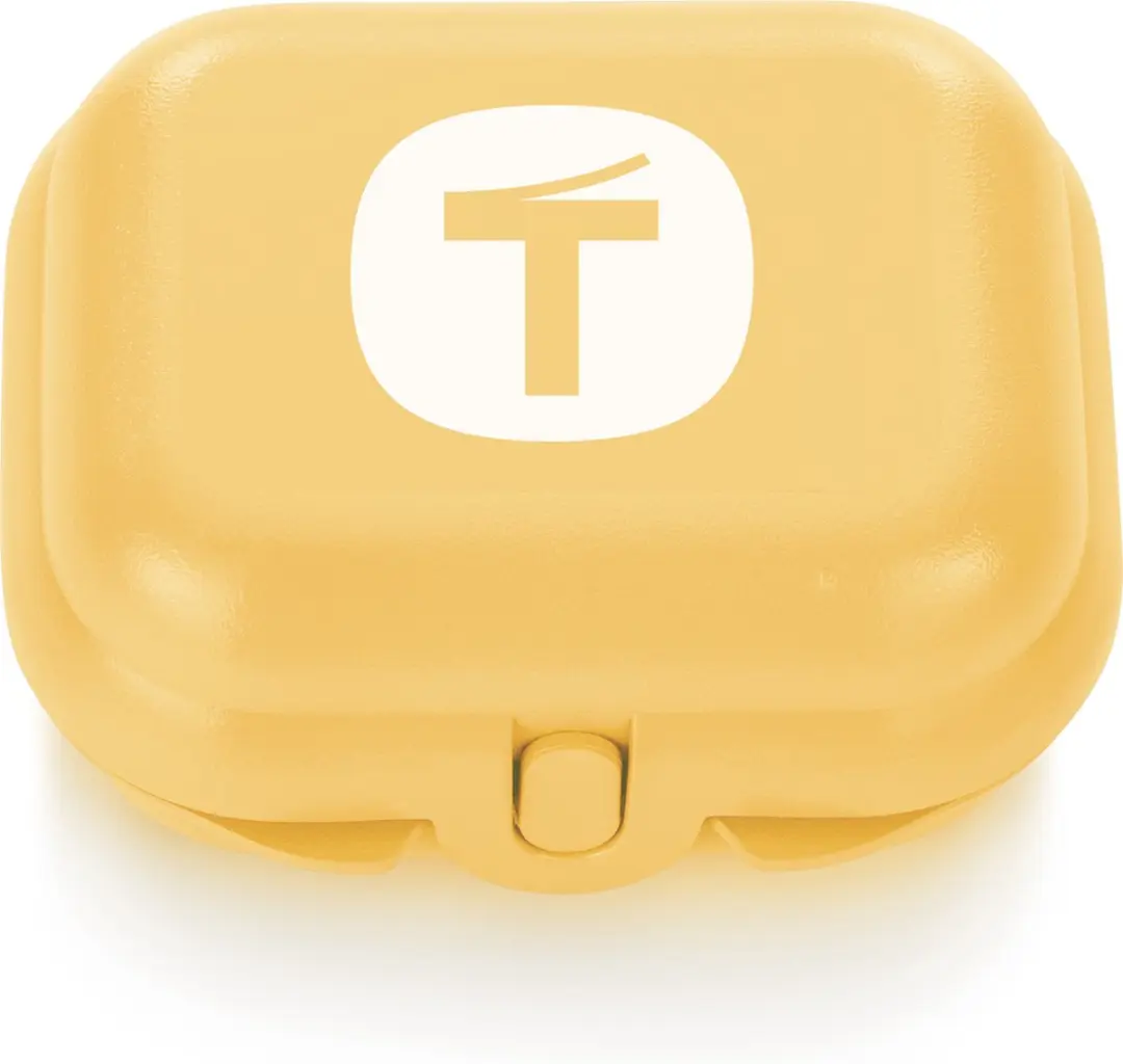 Tupperware Mini Smartclip T Geel