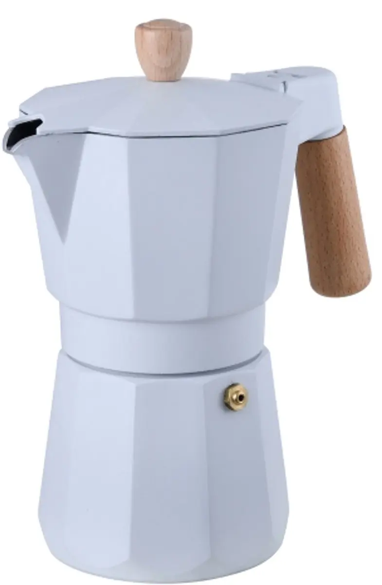 Espressokannet voor 3 kopjes, wit, Naturally